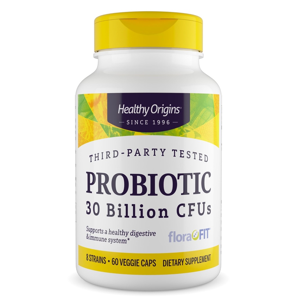 Probilisasi Origin Sehat 30 Miliar CFU (Shelf Stable, Non- GMO, Gluten Free, Digetical Health, Gut Health, Imune Support), 60 Veggie Caps