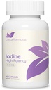 Potasium Loodine Suplemen Potasium Iodide USP dan Lodine Bebas Capsules 12.5mg Precise Dosage Blend - Kapsule Alternative ke Suplemen Lugol untuk Energi & 3 Bulan