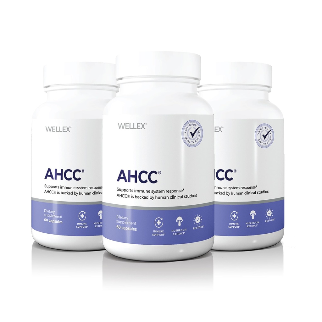 Tambahan AHCC - Maksimum Kekuatan-Kebal Alam - Menjaga Aktivitas Sel Pembunuh Alami - 20 + Penelitian Manusia - 60 Veggie Capsules (1 Pack)