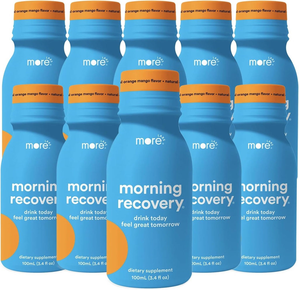Lebih lanjut Pagi Lab Pemulihan Orange Mango Flavor Electrolite & Milk Thistle Minum 10 Pack 124; Hydrate Sementara Minum 124; Sangat Soluble Liquid DHM