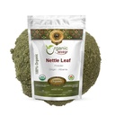 Powder Nettle Leaf Organik (Urtica dioica) - Herbal Tea 124; Organic & Kosher Certified 124; Raw, Vegan, Non GMO & Gluten Free 124; USDA Certifikasi Alagina 124; Origin (1LBS / 16Oz)