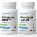 Puregen Labs Magnesium Taurat 1500mg per Serving [Potensi Tinggi] Total 360 Vevgie Caps, yang disediakan untuk Absorpsi Superior, Non-GMO, NO Gluten dan Dairy 124; Dibuat di USA