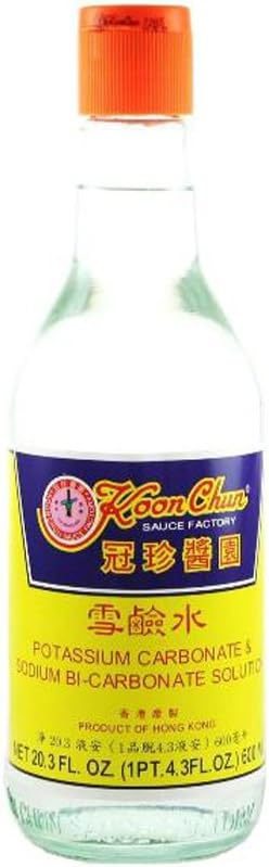 Potassium Karbonate & Sodium Bi- Carbonate Solusi (Air Lye) - 16.9fl oz (Paket 2)