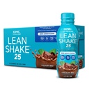 GNC Lean Shake 25 Protein Shake, Clinically Proven Weight Management, Meal Replacement, 25g Protein dengan Zero Added Sugar, Ready To Drink, Chocolate Mint, Paket 12