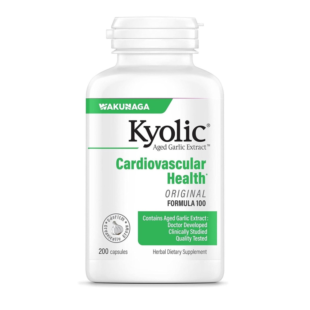 Kyolic Aged Bawang putih Ekstrak Formula 100, Kardiovaskular