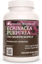 Pengaruh nutrisi Remedy Echinacea 124; 1.000 mg, 60 Vegan Capsules Herbal Dieter Supplemen Dua Bulan