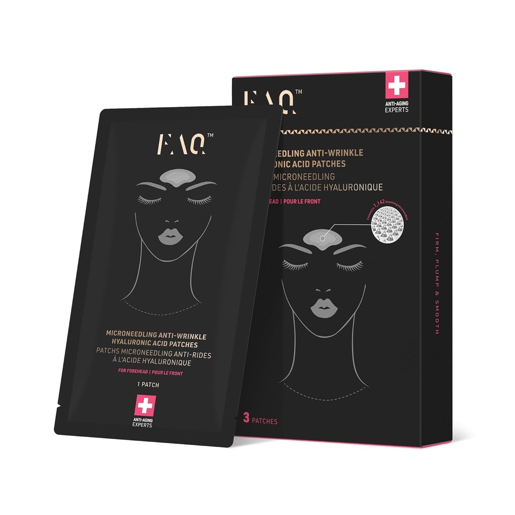 PRAQ Hyaluronic Acid Patch For Forehead Patches - Travel -friendly Skin Care - 3 pcs.