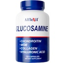 ALFA VTAMINS Alflexil Glucosamin, Chondroitin & Collagen Suplement, Gluten Free, Supports Joints, Bones & Knee, termasuk MSM & Hyaluronic Acid for Mobility & Joint Health, 120 Capsules