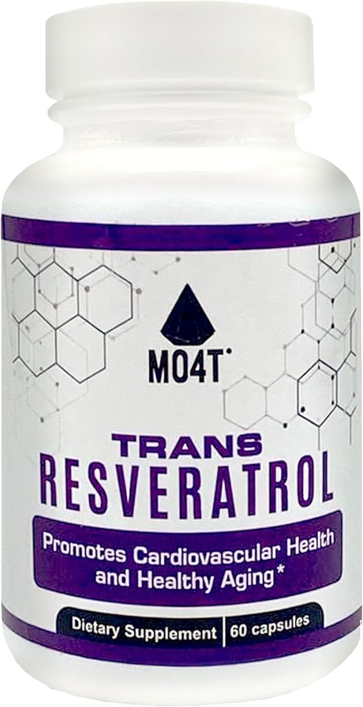 Trans Resveratrol Antioksidan- Membantu Combat Oxidative Stress- Promotes Sehat Penuaan - 60 Capsules