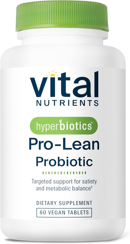 Probiotik Hiperotik Vital Nutrisi untuk Keseimbangan Metabolik 124; Reduces Karb Disuffic 124; Shelf-Stable 124; Vegan, Dairy, Gluten Free 124; 60 Count