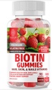 Nomor Satu Nutrition N1N Premium Biotin Gummies 5000mcg [Potensi Tinggi, 90 Gummies] untuk Rambut sehat, Skin dan Nails untuk Dewasa dan Anak-anak, Vegan, Non-GMO, Pectin Based