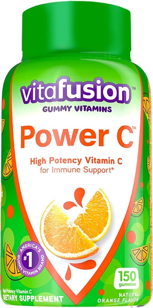 Vitamin Elderberry Gummy Vitamin 90ct & Power C Vitamin C Gummies for Imune Dukung 150ct