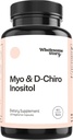 Whyesome Story Myo- Inositol & D-Chiro Inositol Suplemen untuk Perempuan 124; Fertilitas Suplemen untuk Keseimbangan Hormonal & Ovarian Kesehatan Dukungan; Myoinosiol 124; Ideal 40: 1 Rasio 124; 30 Servis