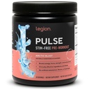 LEGION Pulse Pra Workout Suplemen - Semua Oxide Natural Nitric Preworkwork Minum untuk Boost Energy, Creatine Free, alami Sweetened, Beta Alanine, Citrulline, Alpha GPC (Caffeine Free Arctic Blast)