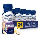 Pastikan Tinggi Protein Botol Kocok Vanila dengan Fiber, Siap untuk Minum, 16g Protein dan 27 Vitamin dan Mineral, 8 quid oz, 24 Pack