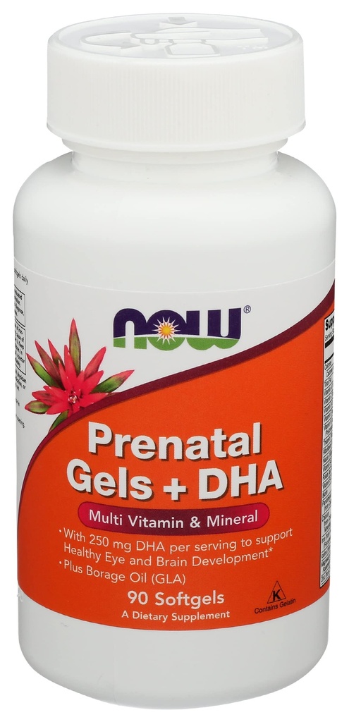 Sekarang Foods Prenatal Gels ditambah DHA, 90 CT