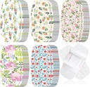 Sinmoe 100 Pcs Large Bandages 2 x 4 Inch Latex Free Big Adhesive Flower Wound Care Flexible Fadages for Care and Protect Wounds