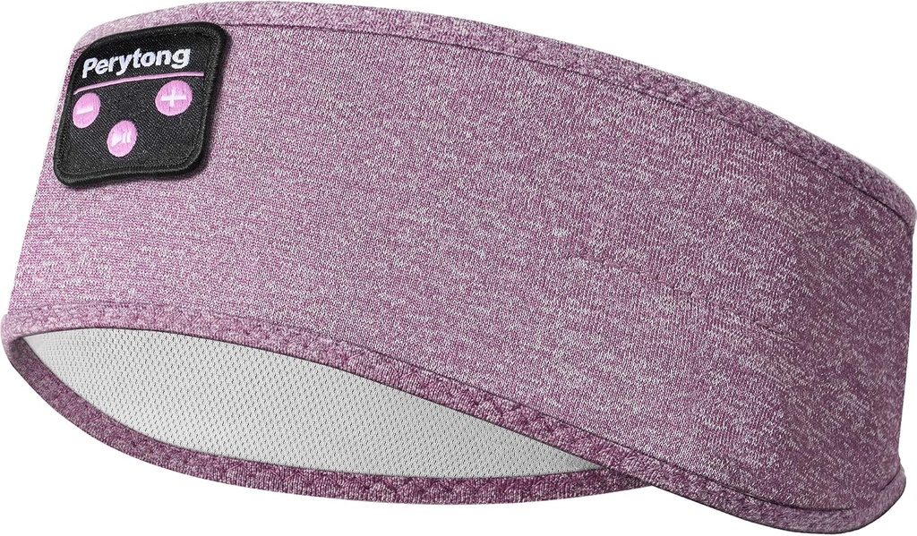 Ponsel Tidur Perytong, Headband Bluetooth Olahraga dengan Headband Ultra- Thin HD Speakers Sempurna untuk Sleep, Workout, Jogging, Yoga, Insomnia, Perjalanan Udara, Meditasi untuk Unisex