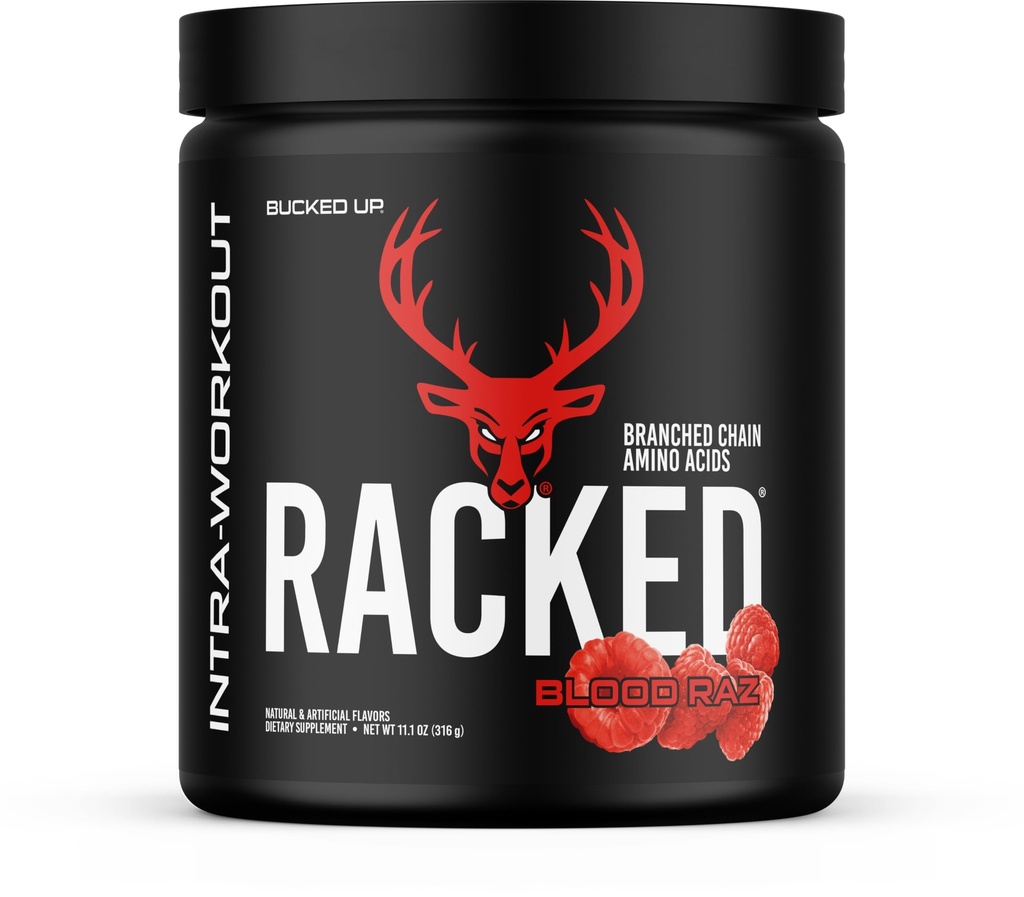 Bucked Up Raz Blood Az 124; Intra Workout BCAA 2-1 Formula-1 dengan L Carnitine Acetyl L Carnitine Taurine dan L Tyrosine 124; Amino Accid Suplemen (30 Pelayan)