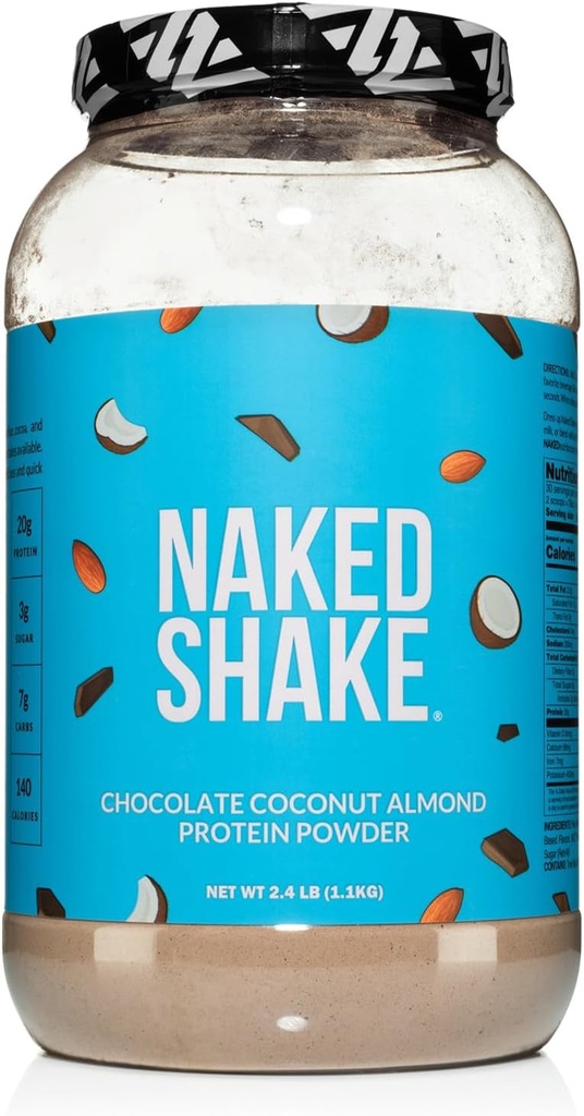Chocolate Coconut Almond Protein Powder - Tanaman Flavored Based Protein dari US & Canadian Farms dengan MCT Oil, Gluten- Bebas, Soy- Bebas, Tidak ada GMO atau Sweeteners Artificial