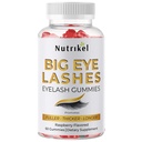 Big Eye Lashes Hair Growth-Eyelash Pertumbuhan Gummies untuk Fuller, Tebal, Lashes Longer