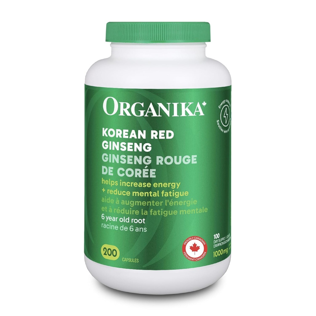 Organika Korea Ginseng, 200 CT