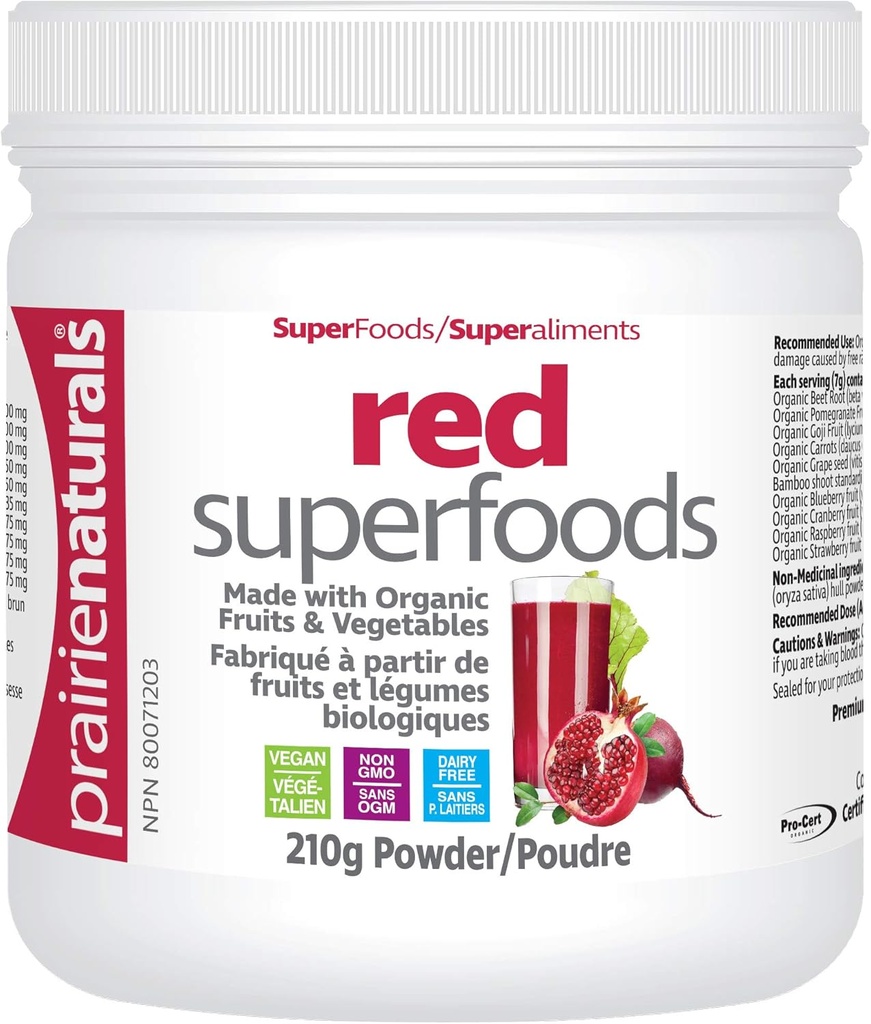 Prairie Navial Organik Makanan Super Merah, 7.4 Ounce