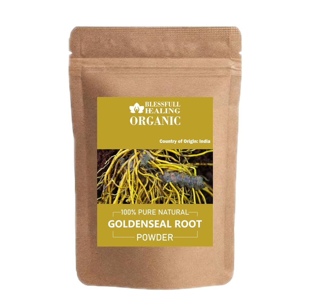 Goldenseal Root Powder 100% Murni Alam 100 Gram / 3.52 oz