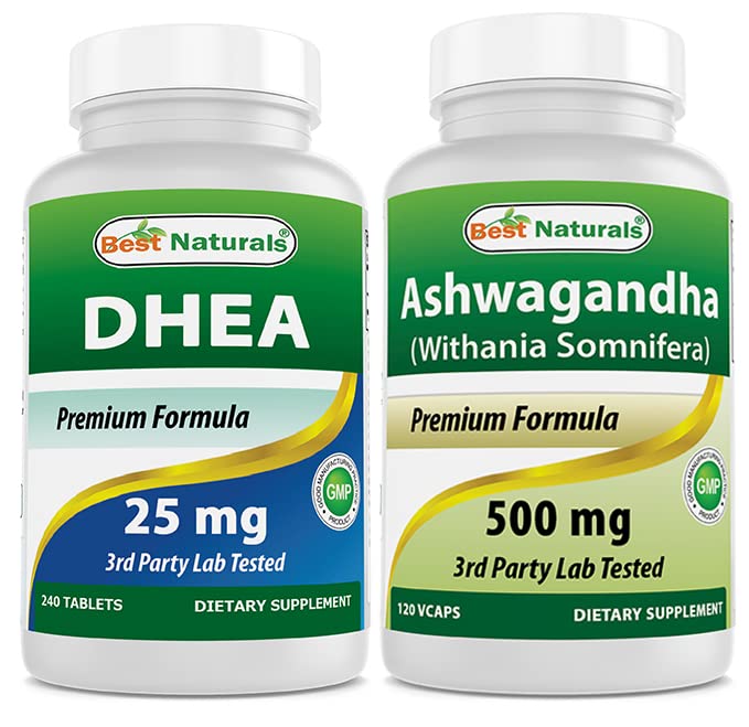 Terbaik Dhea 25mg & Ashwagandha Ekstrak 500 Mg