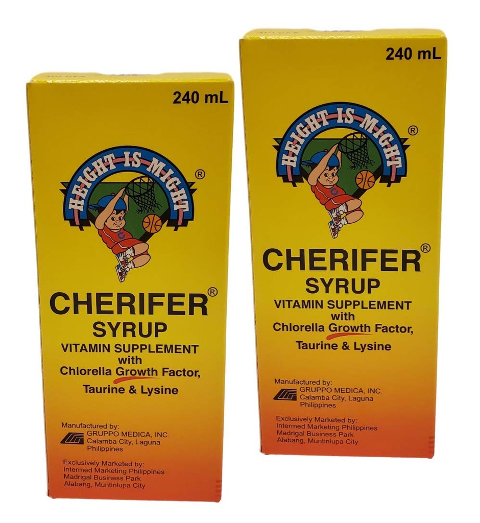 2: Syrup Chlorella Growth Factor, Taurine & Lysine 240ml Masing-masing