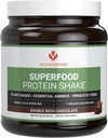 ACTIVATEDYOU Protein Superfood Shake-Vegan Tanaman Protein Powder - dengan Organik 7 Mulhroom Blend, Spirulina, dan GoldRella Chlorella - Prootes Integritas Otot, Chocolate Flavor (15 Pelayan)