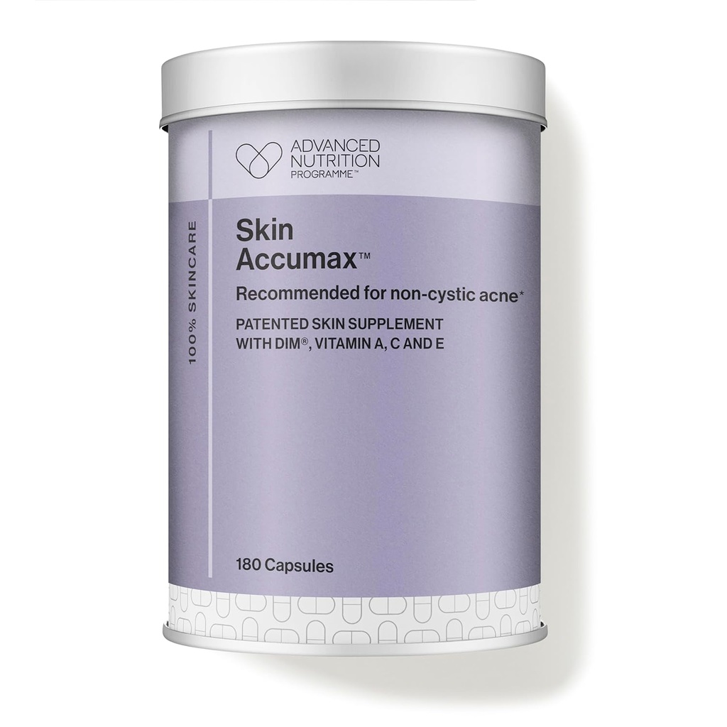 jane iredale Skin Accumax Nuttrasion Suplemen Kapsul Impsules Acne & Processly Healthy Skin Berisi Vitamin A, C dan E Vegan & Gluten- Bebas