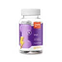 Zahler Bab Enam Gummies Besi, Tambahan Besi dengan Vitamin C untuk Dewasa, Kosher, 60 Gummies Flavored (10MG)