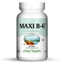 Maxi Health B-6 - Vitamin B6-100 mg Cardiovaskular Health - 100 Tablet - Kosher (100 Count, Paket 2)