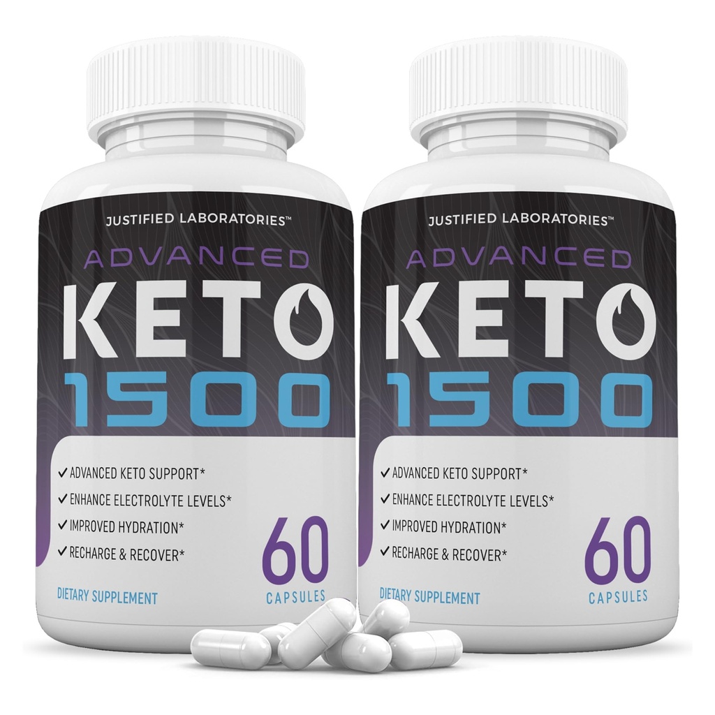 Laboratorium Berhak (2 Pack Lanjutan Keto 1500 Keto Pil 1275MG Baru & Impressed Formula Berisi Berisi Apel Vinegar Ekstra Virgin Posaran Minyak Hijau Daun Tea 120 Capsules