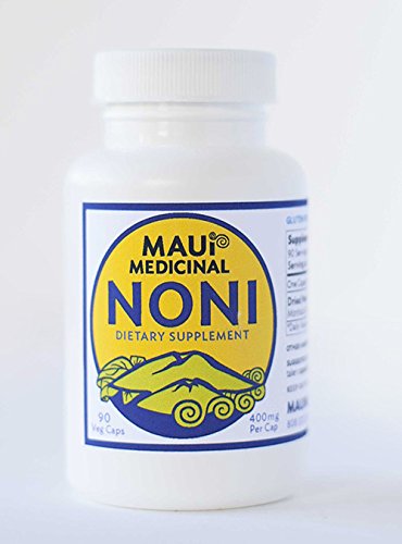 Kona Noni 90 Vcaps 400 mg per Capsule Organik Seluruh Buah