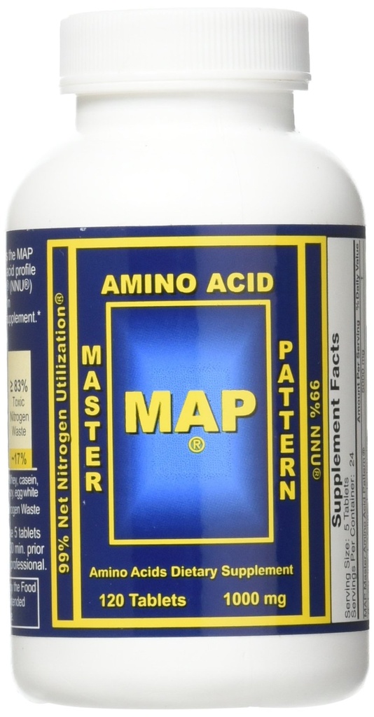 Peta 2 X Master Amino Acid Pattern Gedung Otot 1000mg