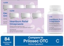 Curist Omeprazole 20mg Bulk 84 ct (2 Packs of 42 ct) Capsules Delayed- Rilis Acid Reflux Medicine for Heartburn Relief - Omeprazole Magnesium 20.6mg 84 Capsules 84
