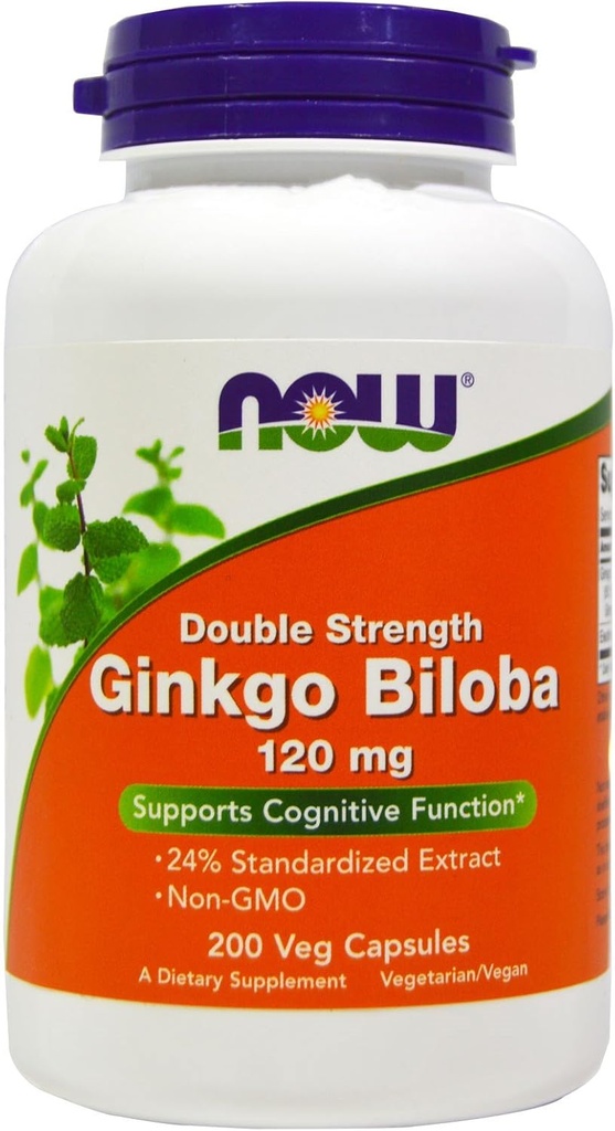 Ginkgo Bilba 120mg 200 VegiCaps (Pack of 2)