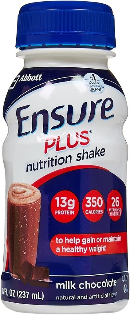 Pastikan Plus Nutrition Shake Bottles - Susu Chocolate - 8 oz - 6 pk