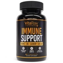Imune Dukung Vitamin - Elderberry dengan Zinc, Vitamin C, dan Basin untuk Dewasa - Sambucus Black Elderberry Capsules & Echinacea Immunity Renewal Complex
