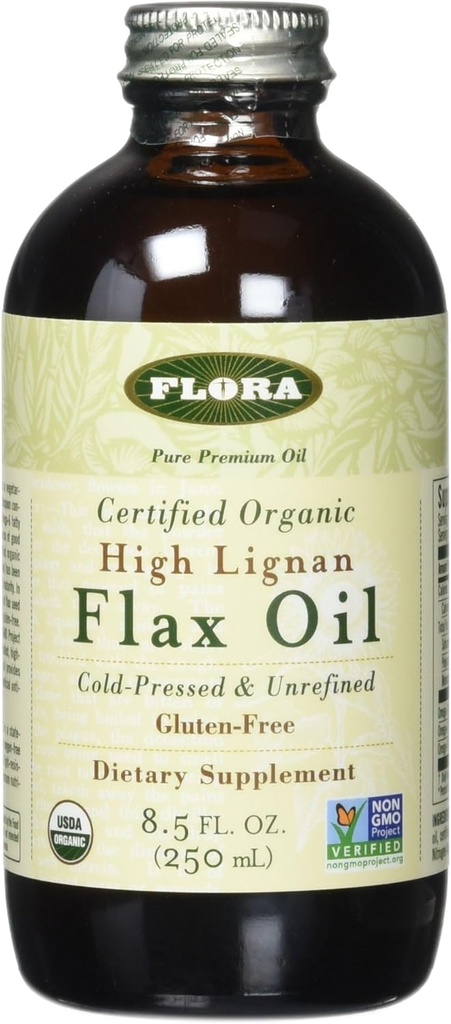 Flora Organic Flax High Lignan Oil 17 oz