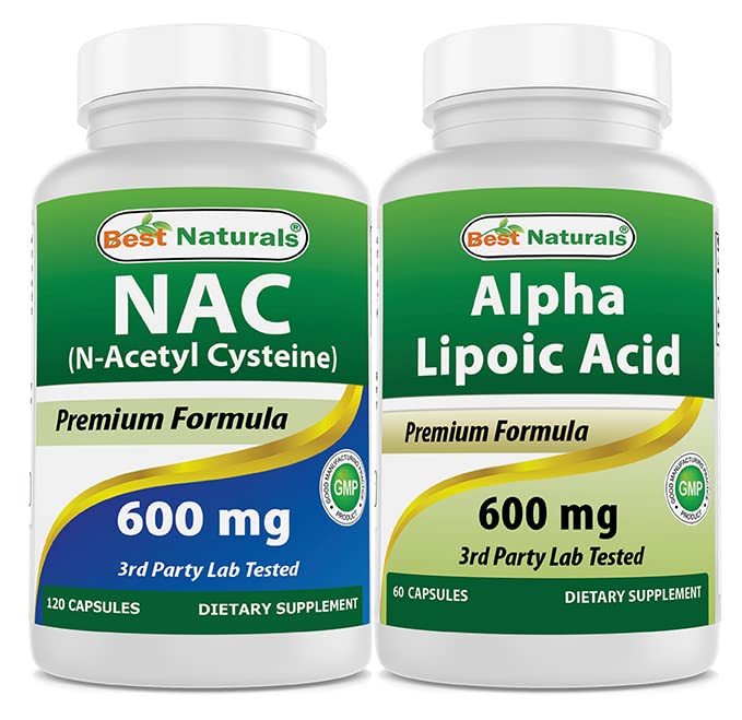 Best Acials NAC 600 mg & Alpha Lipoic Acid 600 mg