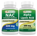Best Acials NAC 600 mg & Alpha Lipoic Acid 600 mg