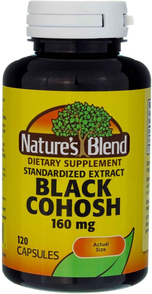 Nature 's Blend Black Cohosh CP 160MG 120, 079854012132