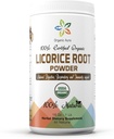 Aura Licorice Root Powder 16Oz-1Lb. Peningkatan Kesehatan. 100% Suplemen Superfood Natural dan Raw. Tidak ada GMO. Bebas Gluten.
