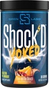 Shock 'd Yoked High Stim Pre-Workout - Caffeine, Taurine, Citrulline Malate, Agmatine, Betaine Anhydrous- High Energy & Powerful Muscle Pumps-Nitric Oxide- Flex on The Beach (30 Pelayan)