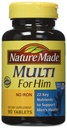 Nature Made Multivitamin For Nya, Men 's Multivitamin for Daily Nutrisi Dukungan, 90 Tablet (Paket 3)