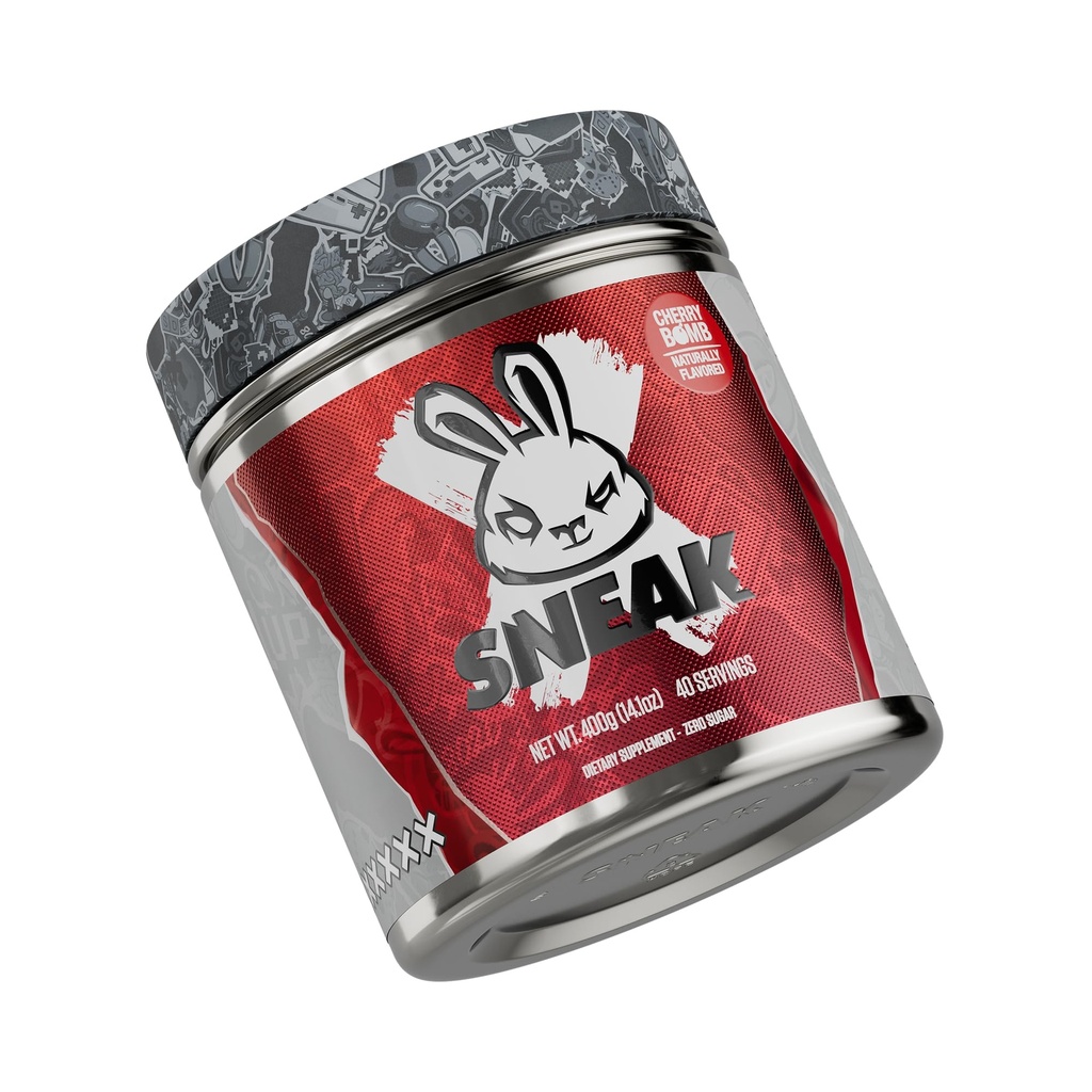 SNEAK Energy Drum Powder 124; Cherry Bomb 124; No Sugar. Tidak ada Nasties. Hanya Natural Caffeine, Focus-Boosting Nootropics 124; 40 Servis