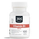 365 oleh Whole Foods Market, Vitamin B1 100mg, Vegan, 100 Tablet